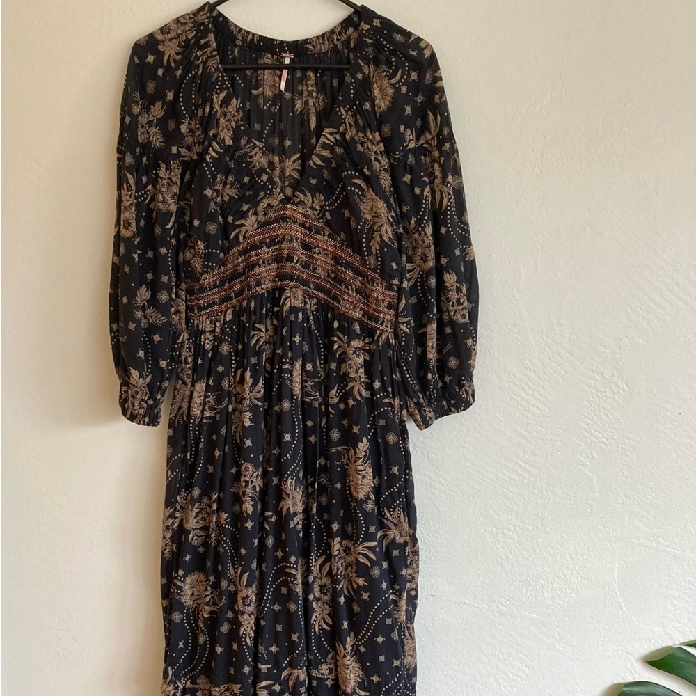 FREE PEOPLE, Golden Hour Maxi Dress, Medium